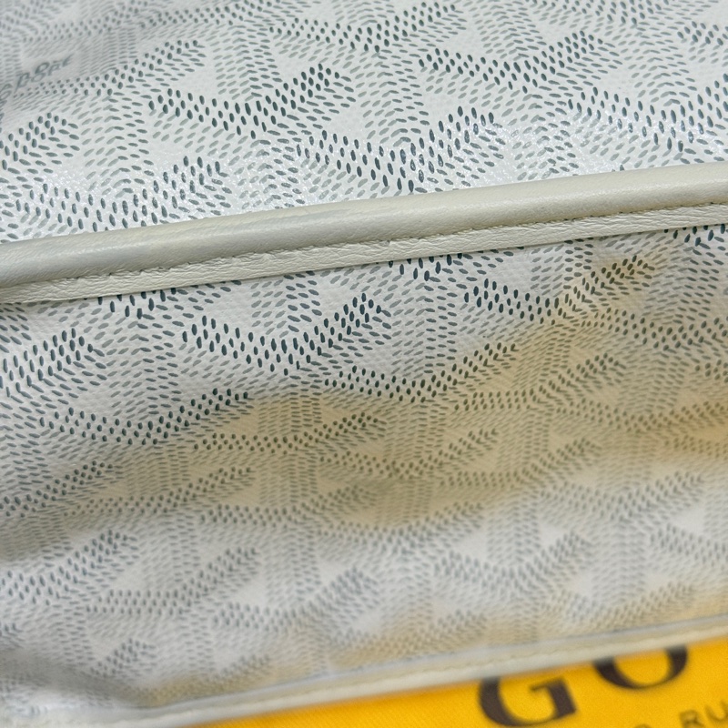 7新✨私物超甜賣🫶🏻白色Goyard Anjou🤍超夯款 雙面托特 超輕-30