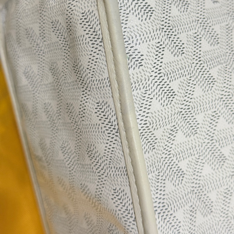 7新✨私物超甜賣🫶🏻白色Goyard Anjou🤍超夯款 雙面托特 超輕-36