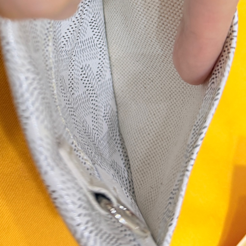 7新✨私物超甜賣🫶🏻白色Goyard Anjou🤍超夯款 雙面托特 超輕-48