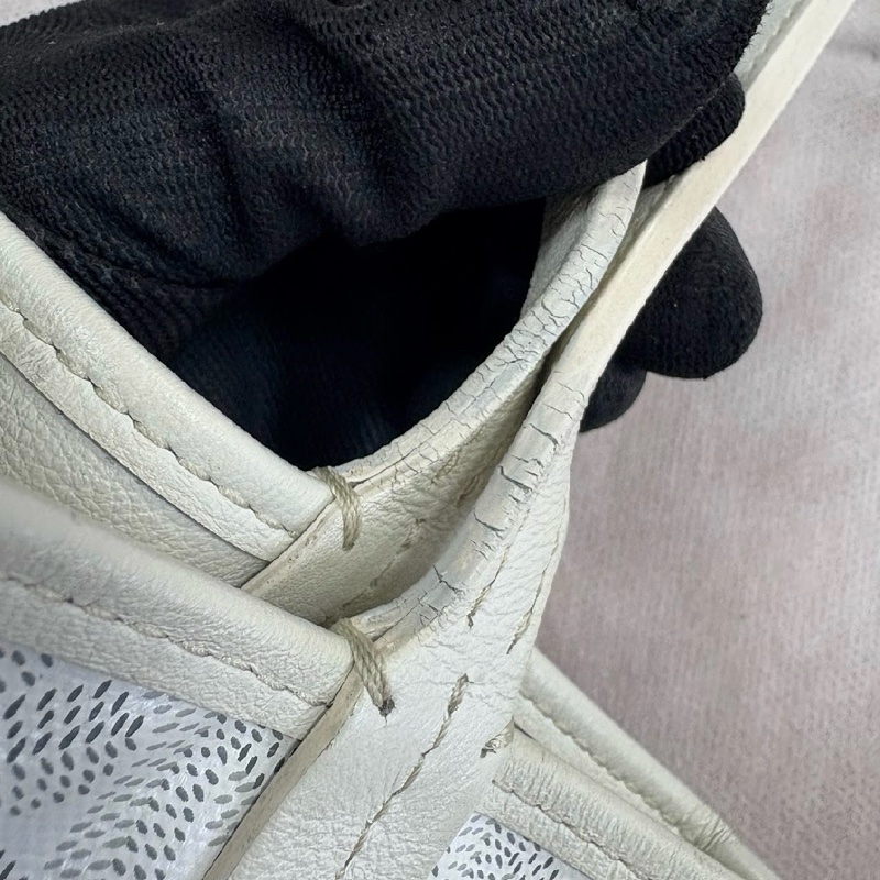 7新✨私物超甜賣🫶🏻白色Goyard Anjou🤍超夯款 雙面托特 超輕-96