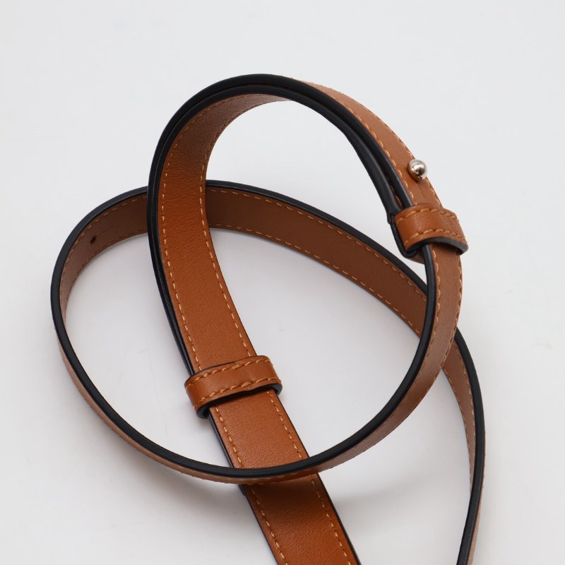 LOEWE Puzzle小牛皮手袋 - 小號棕色-15