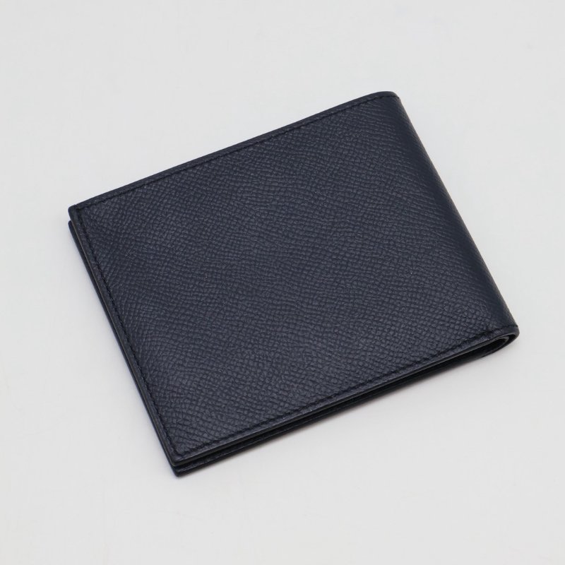 HERMES 絲巾雙折皮夾 - 黑 C-1