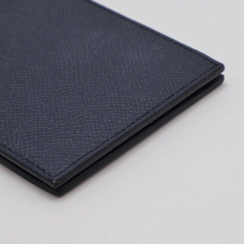 HERMES 絲巾雙折皮夾 - 黑 C-6