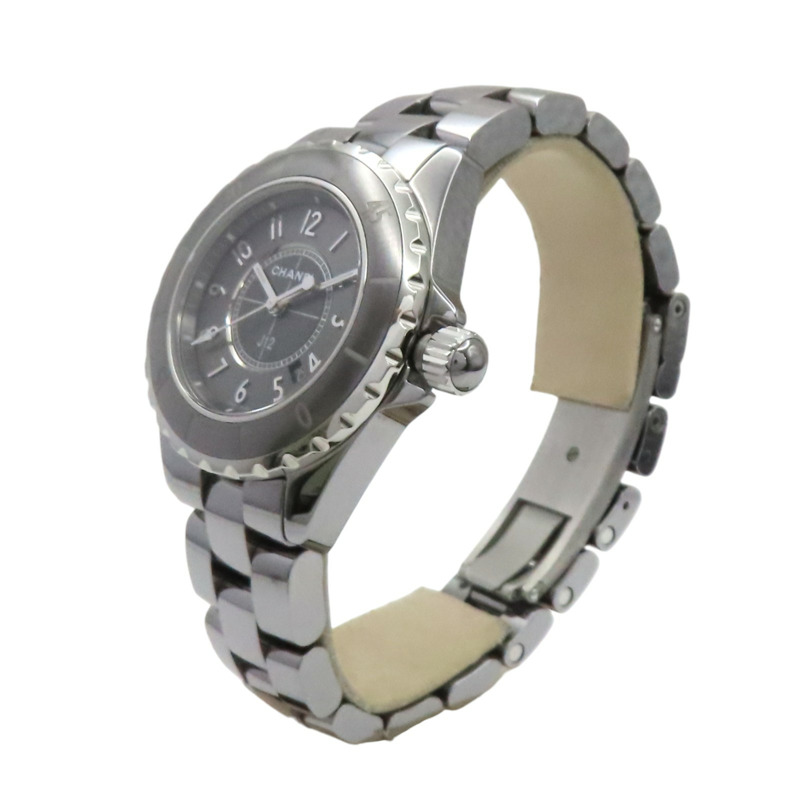 灰色錶盤 陶瓷 鈦金屬 J12 Chromatic 腕錶【CHANEL 香奈兒】 H2978-3