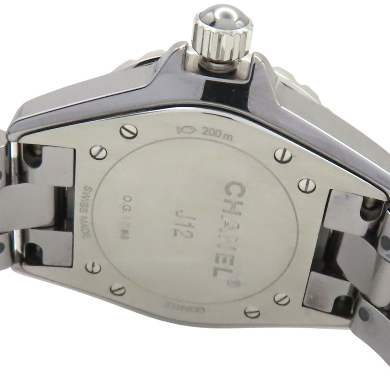 灰色錶盤 陶瓷 鈦金屬 J12 Chromatic 腕錶【CHANEL 香奈兒】 H2978-6