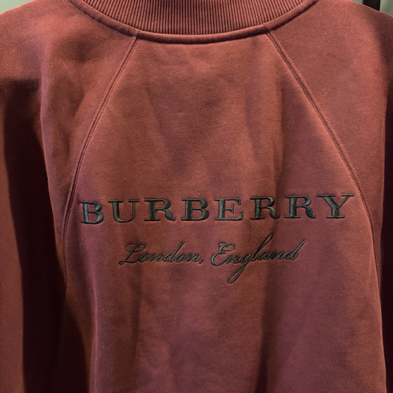 Burberry 披肩斗篷外套 勃艮第紅-1