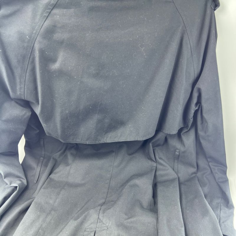 Burberry 短款雙排釦風衣-7