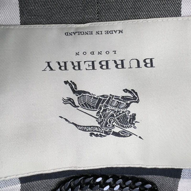 Burberry 短款雙排釦風衣-8