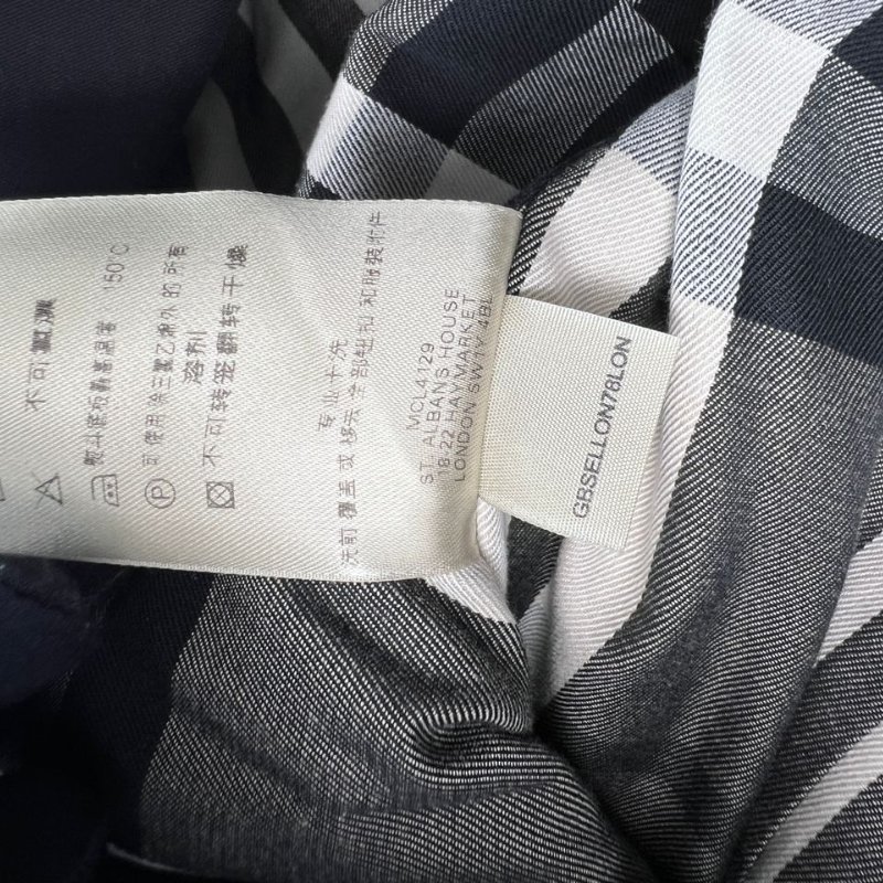 Burberry 短款雙排釦風衣-11