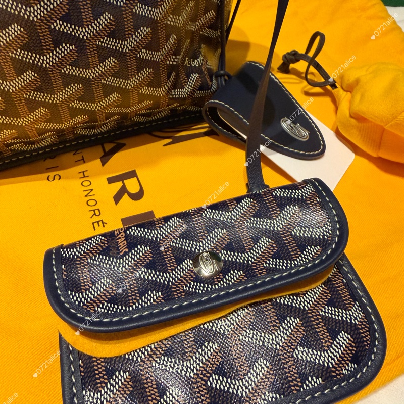 Goyard mini tote 海軍藍-2