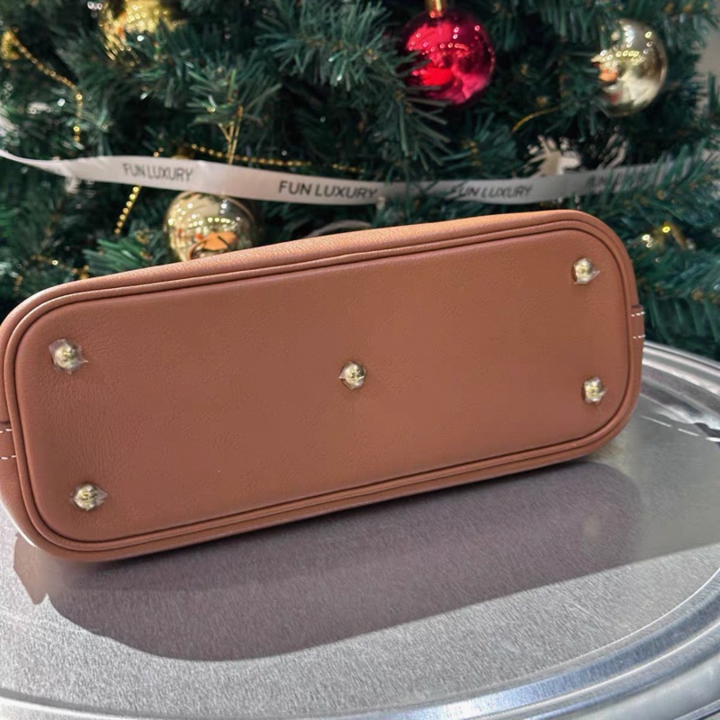 98新 U刻 愛馬仕Hermes bolide25 金棕金扣 ec皮-8