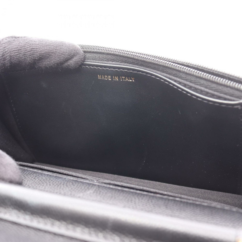 香奈兒 Coco Mark 單肩包/手提包，小牛皮，女士，黑色 (AP4653)-7