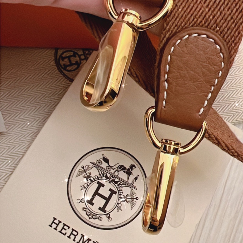 Hermes 經典系列 mini evenly 金棕金扣色-4