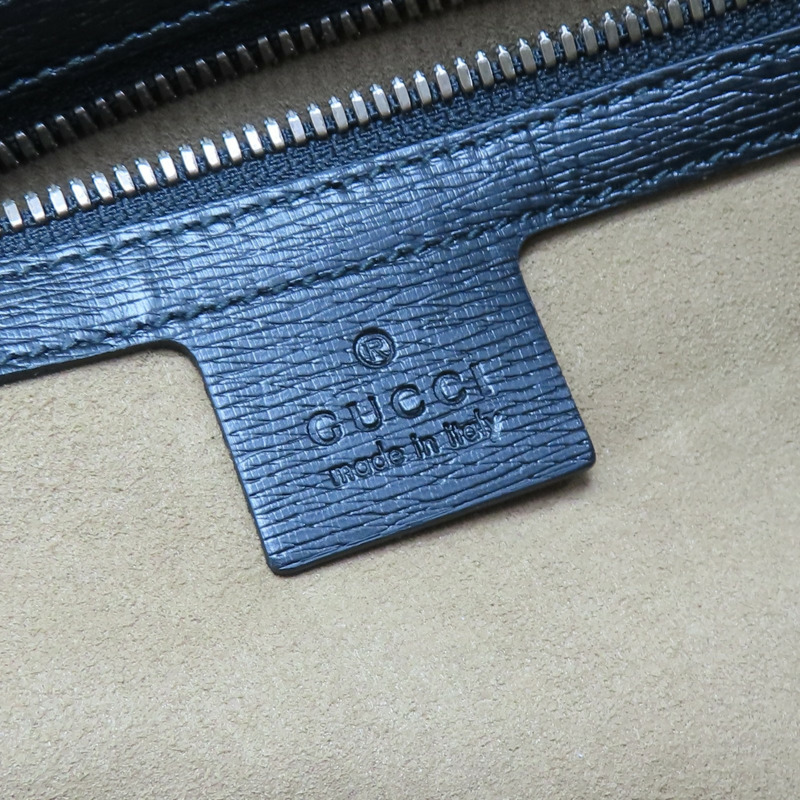 黑色 牛皮 Tropical Print 公事包 肩背包 387074【GUCCI 古馳】 387074-6