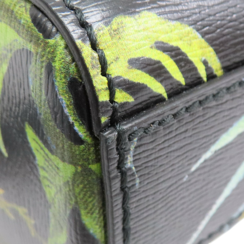 黑色 牛皮 Tropical Print 公事包 肩背包 387074【GUCCI 古馳】 387074-12