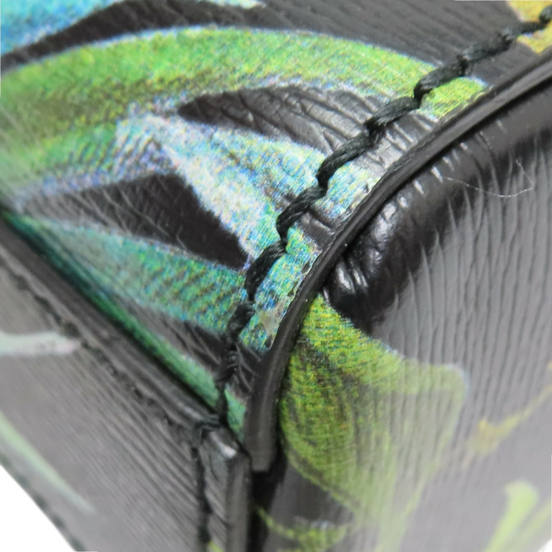 黑色 牛皮 Tropical Print 公事包 肩背包 387074【GUCCI 古馳】 387074-13