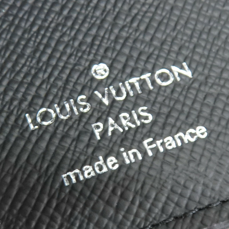 黑色 原花帆布 Multiple 兩折 短夾 M61695【LOUIS VUITTON LV 路易威登】 M61695-7