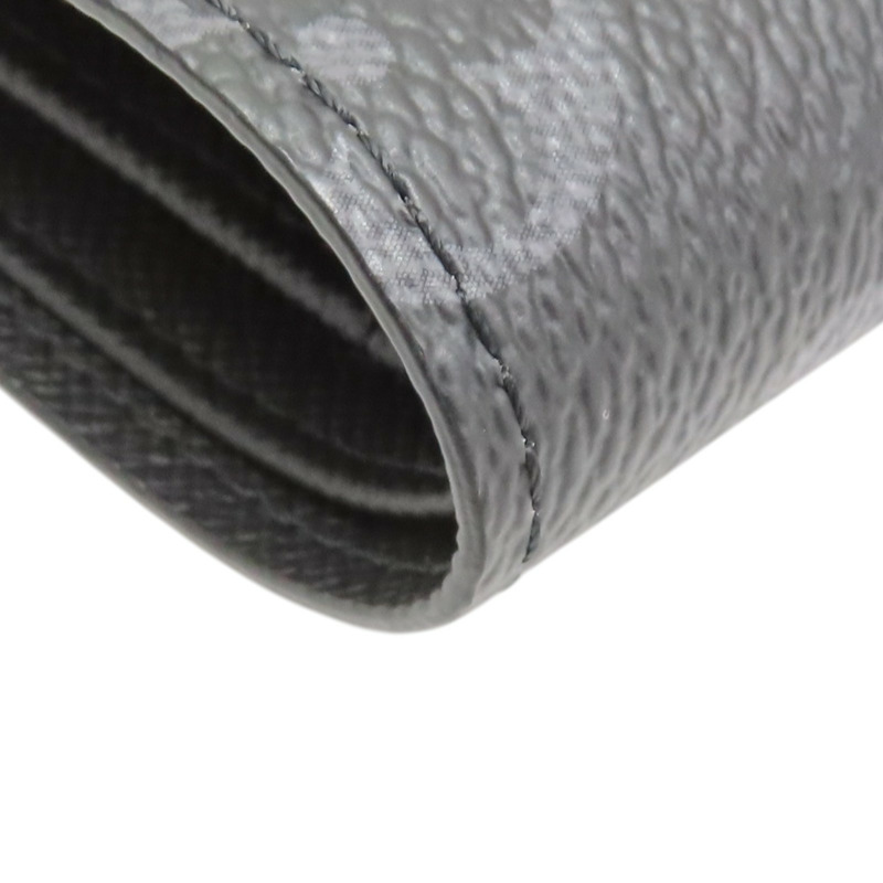 黑色 原花帆布 Multiple 兩折 短夾 M61695【LOUIS VUITTON LV 路易威登】 M61695-10