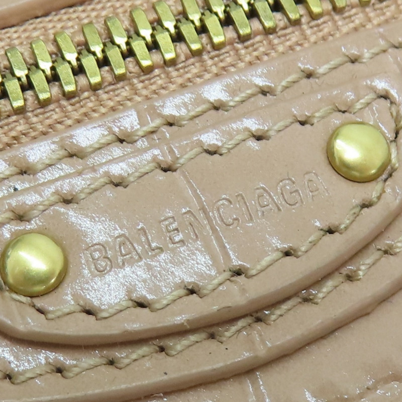 膚色牛皮 Neo Classic Super Nano 肩背包 669537【Balenciaga 巴黎世家】 669537-6