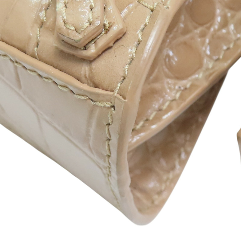 膚色牛皮 Neo Classic Super Nano 肩背包 669537【Balenciaga 巴黎世家】 669537-10