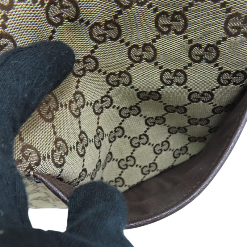 棕色帆布 肩背包 122793【GUCCI 古馳】 122793-6