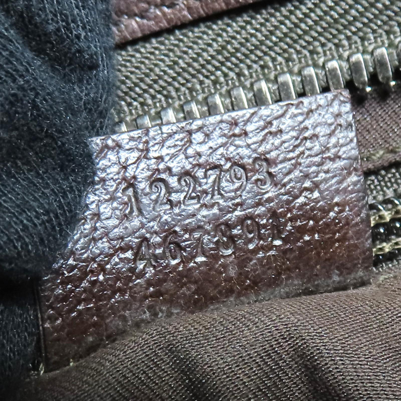 棕色帆布 肩背包 122793【GUCCI 古馳】 122793-9