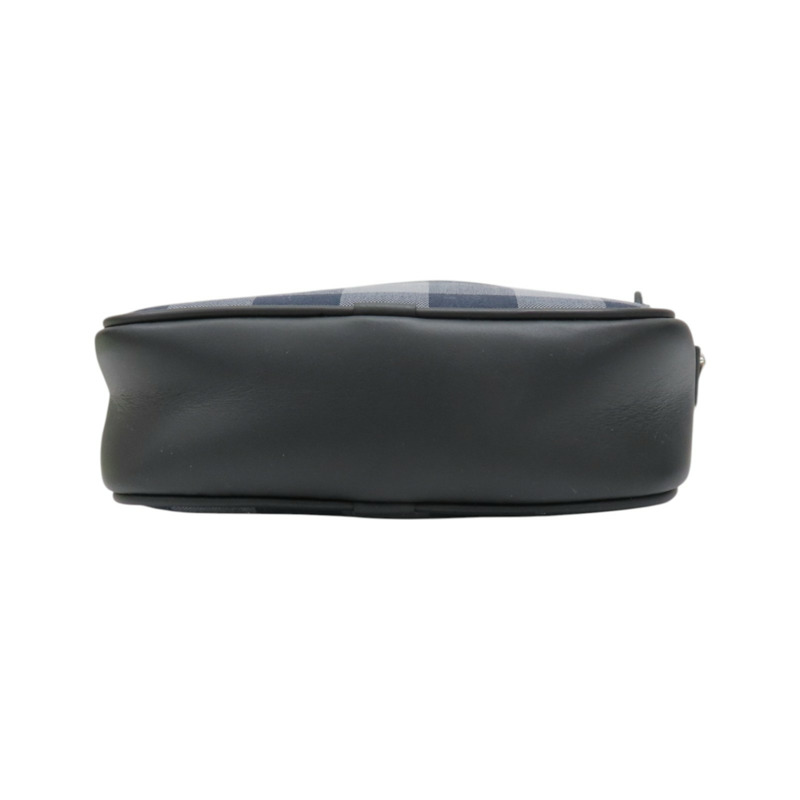 海軍藍色 格紋帆布 肩背包 8084062【BURBERRY 巴寶莉】 8084062-3