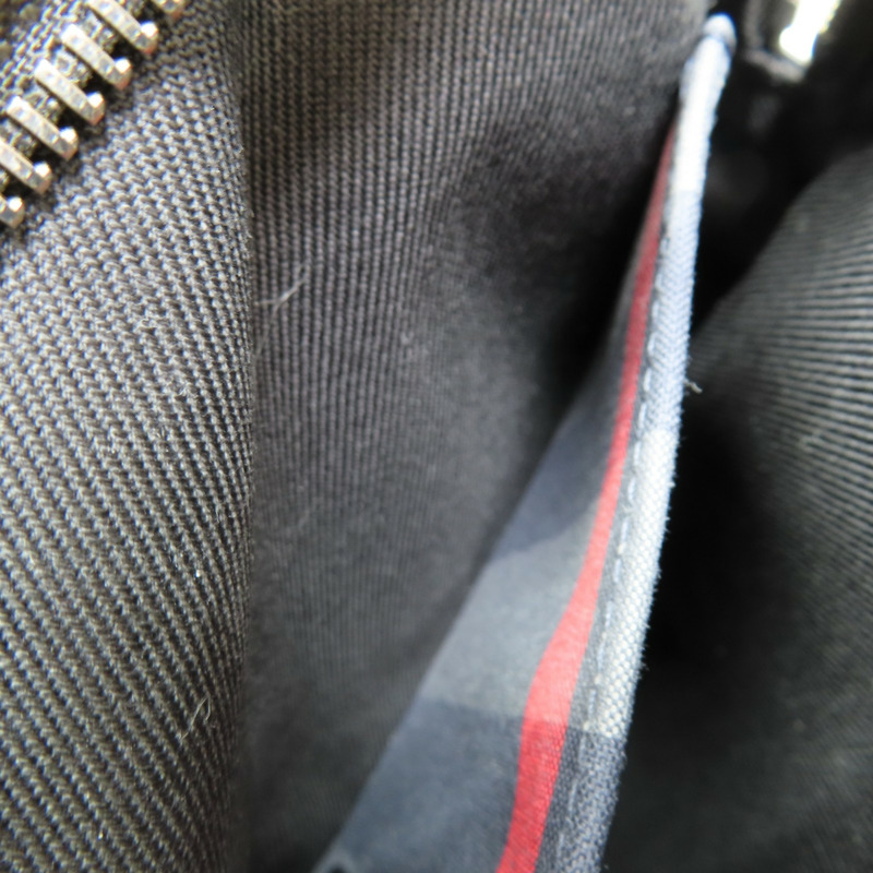 海軍藍色 格紋帆布 肩背包 8084062【BURBERRY 巴寶莉】 8084062-5