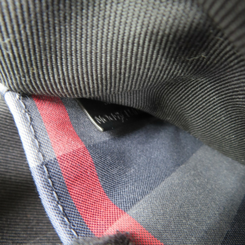 海軍藍色 格紋帆布 肩背包 8084062【BURBERRY 巴寶莉】 8084062-7