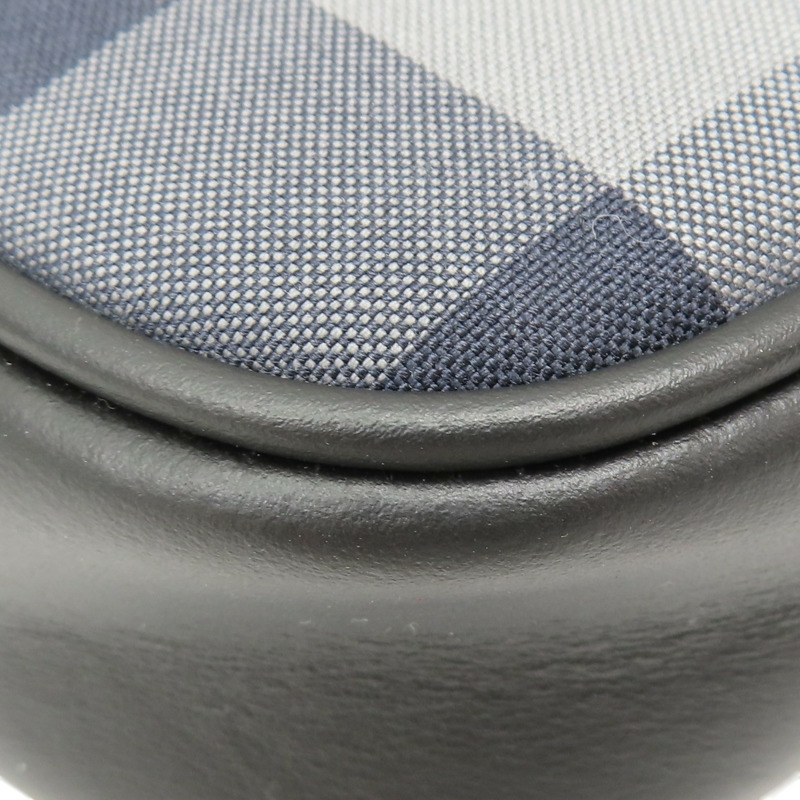 海軍藍色 格紋帆布 肩背包 8084062【BURBERRY 巴寶莉】 8084062-13