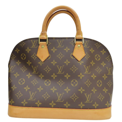 棕色 原花 帆布 Alma PM 手提包【LOUIS VUITTON LV 路易威登】 M51130