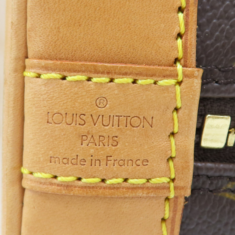 棕色 原花 帆布 Alma PM 手提包【LOUIS VUITTON LV 路易威登】 M51130-5