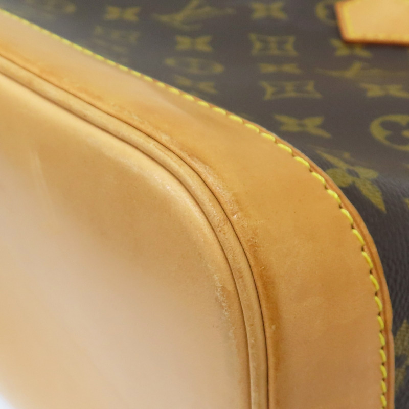 棕色 原花 帆布 Alma PM 手提包【LOUIS VUITTON LV 路易威登】 M51130-9