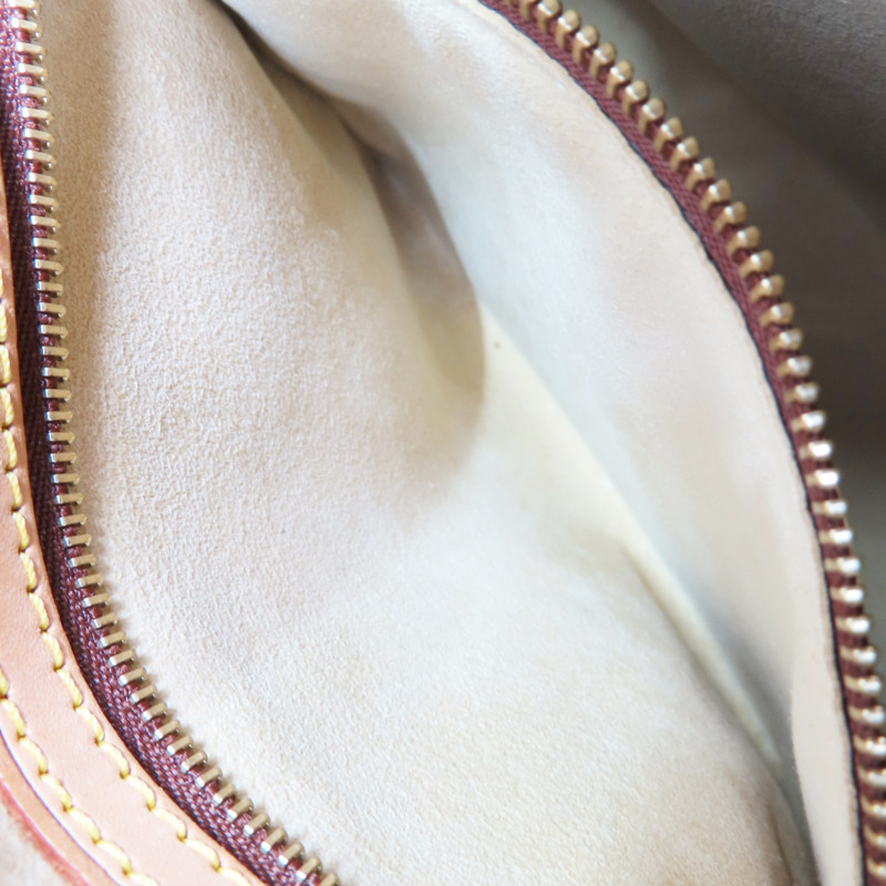 棕色 原花帆布 Looping MM 肩背包【LOUIS VUITTON LV 路易威登】 M51146-5