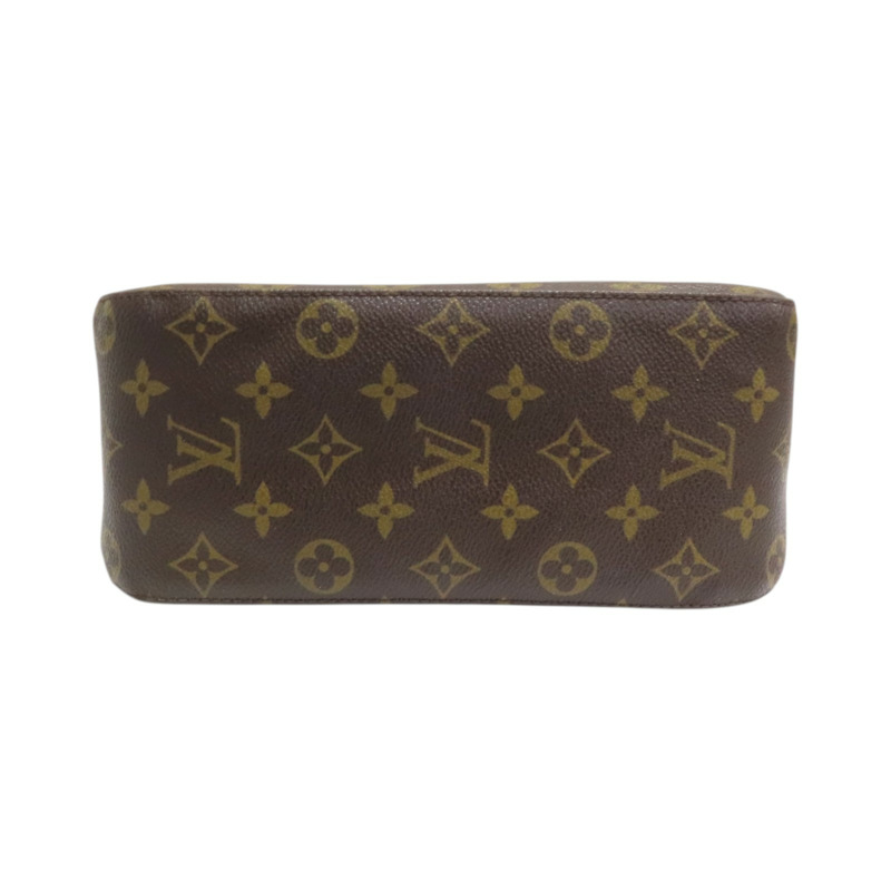 棕色 原花帆布 Looping MM 肩背包 M51146【LOUIS VUITTON LV 路易威登】 M51146-3