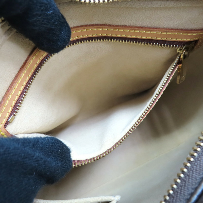 棕色 原花帆布 Looping MM 肩背包 M51146【LOUIS VUITTON LV 路易威登】 M51146-5