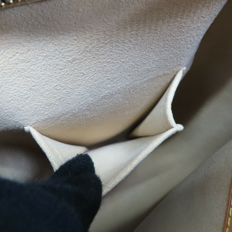 棕色 原花帆布 Looping MM 肩背包 M51146【LOUIS VUITTON LV 路易威登】 M51146-6