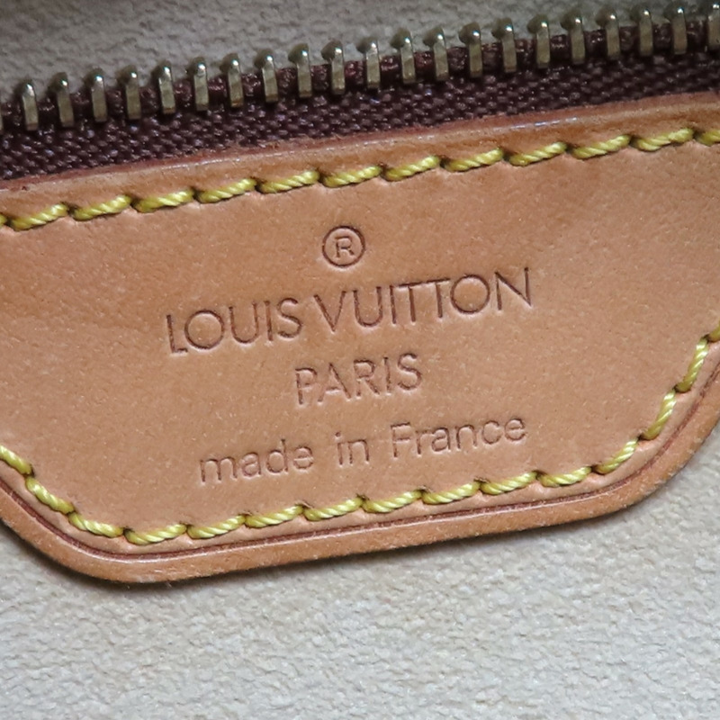 棕色 原花帆布 Looping MM 肩背包 M51146【LOUIS VUITTON LV 路易威登】 M51146-7