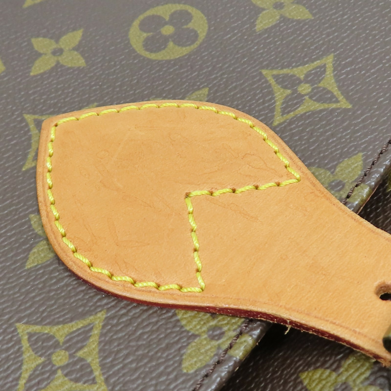 棕色 原花 帆布 Cartouchiere MM 肩背包【LOUIS VUITTON LV 路易威登】 M51253-15