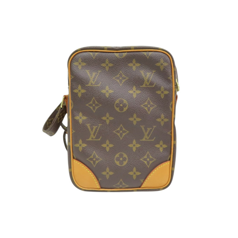 棕色 原花帆布 Amazone 肩背包【LOUIS VUITTON LV 路易威登】 M45236-1