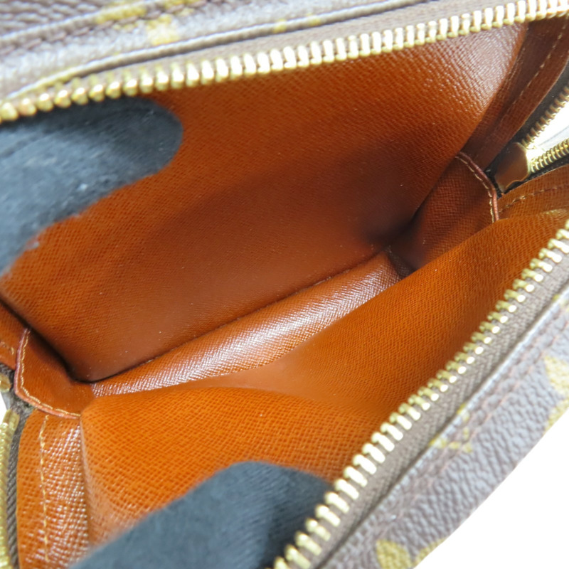 棕色 原花帆布 Amazone 肩背包【LOUIS VUITTON LV 路易威登】 M45236-6