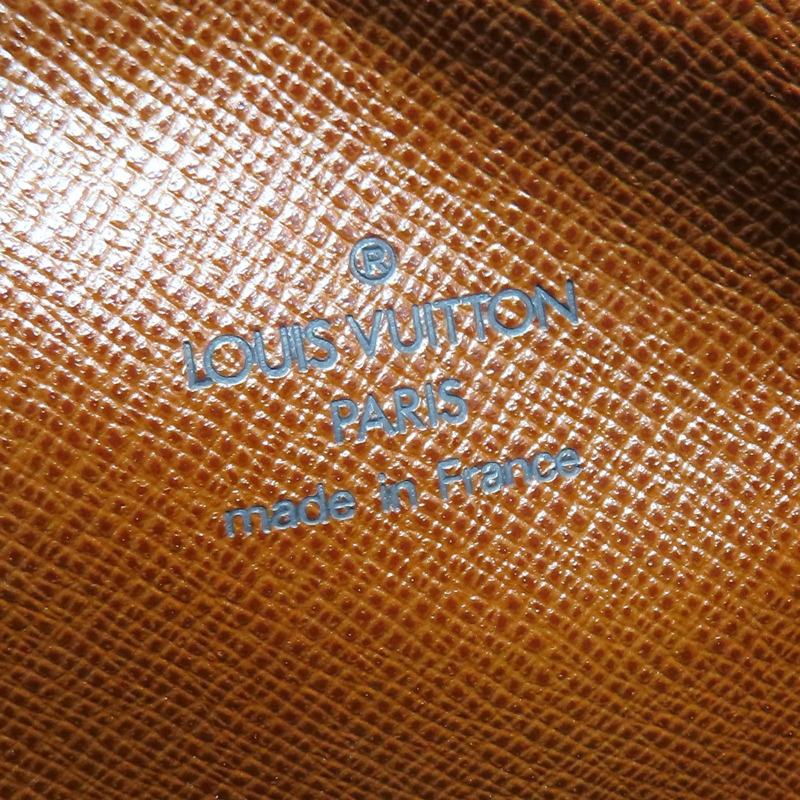 棕色 原花帆布 Amazone 肩背包【LOUIS VUITTON LV 路易威登】 M45236-7