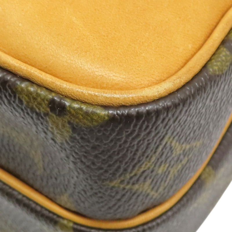 棕色 原花帆布 Amazone 肩背包【LOUIS VUITTON LV 路易威登】 M45236-10