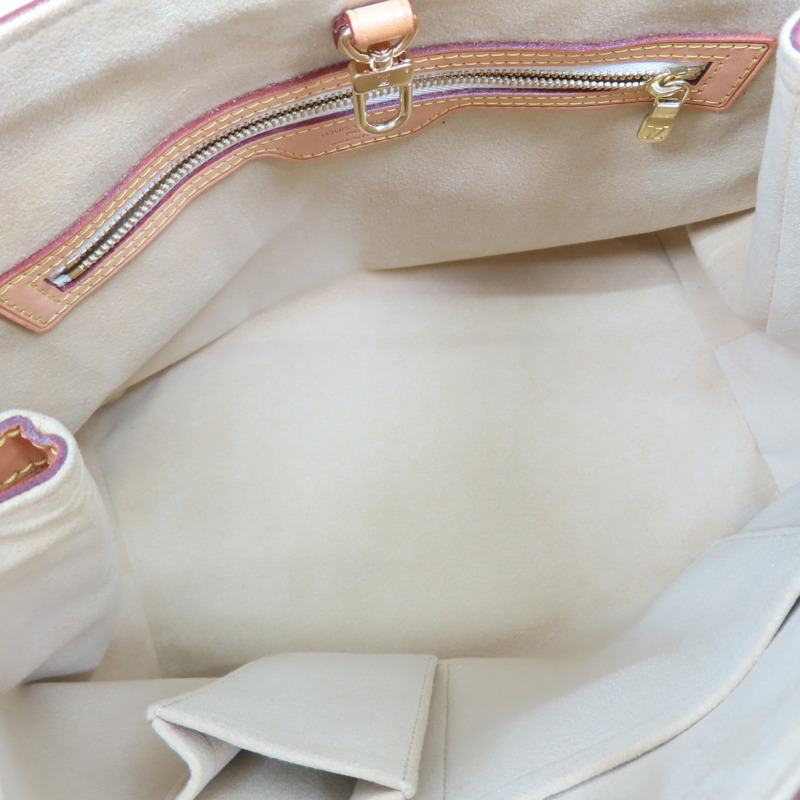 白色 棋盤格 PVC塗層帆布 肩背包【LOUIS VUITTON LV 路易威登】 N51207-4