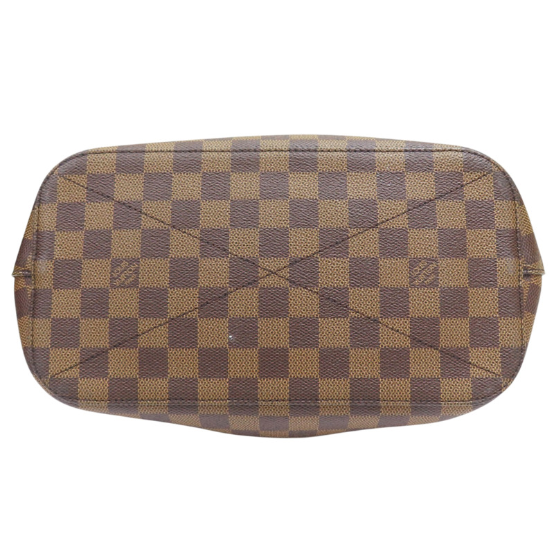 棕色 棋盤格 PVC塗層帆布 Siena MM 兩用包【LOUIS VUITTON LV 路易威登】 N41546-3