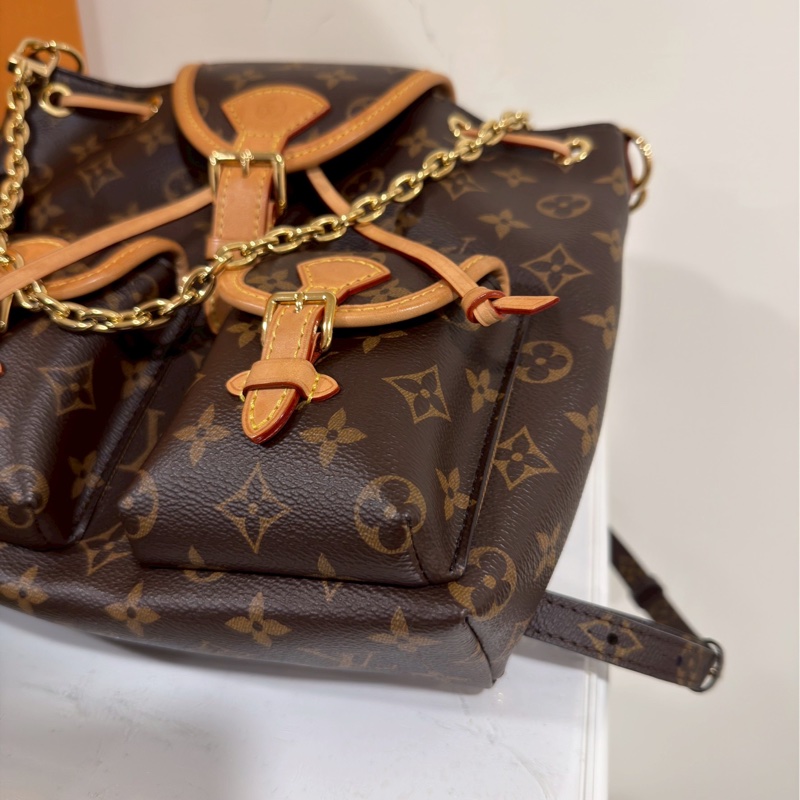 實用主義看過來✨Lv路易威登新款晶片款老花Excursion青蛙包雙肩包手提包-20