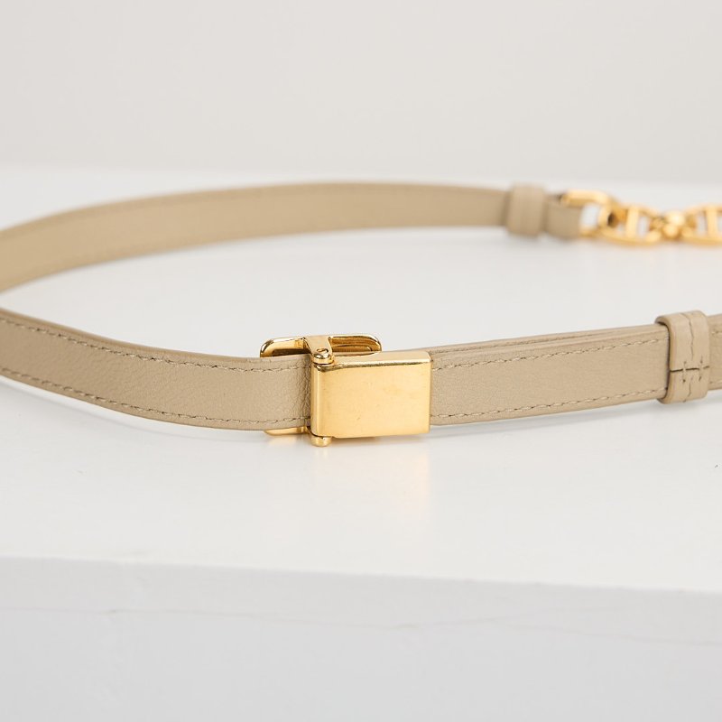 二手DIOR Caro 小號鍊條包 奶茶色-7