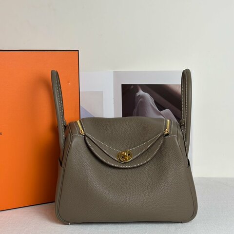 HERMES Lindy 26 -  大象灰金 K