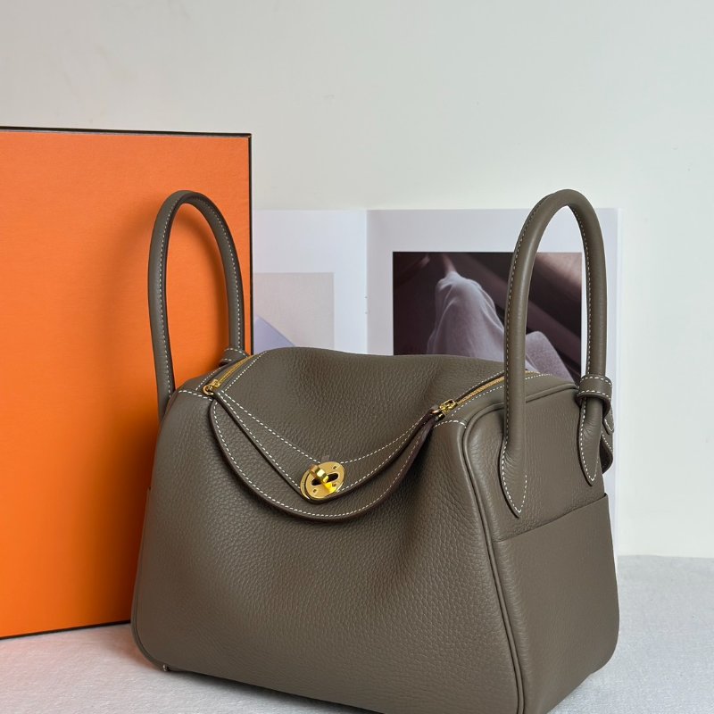 HERMES Lindy 26 -  大象灰金 K-3