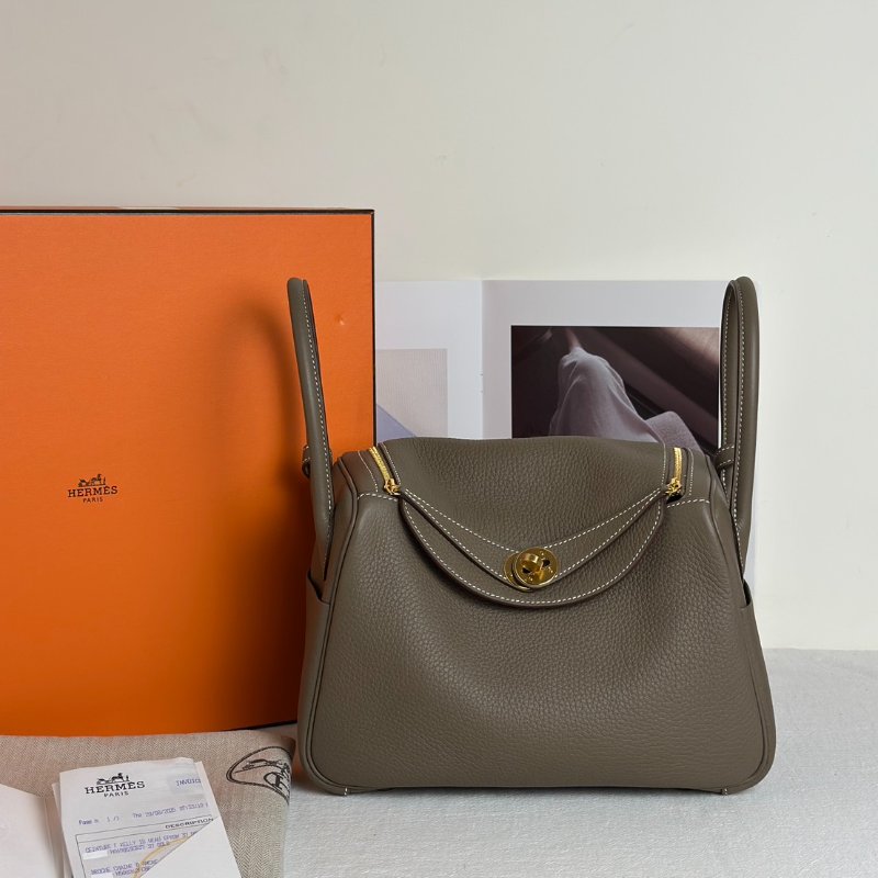HERMES Lindy 26 -  大象灰金 K-10